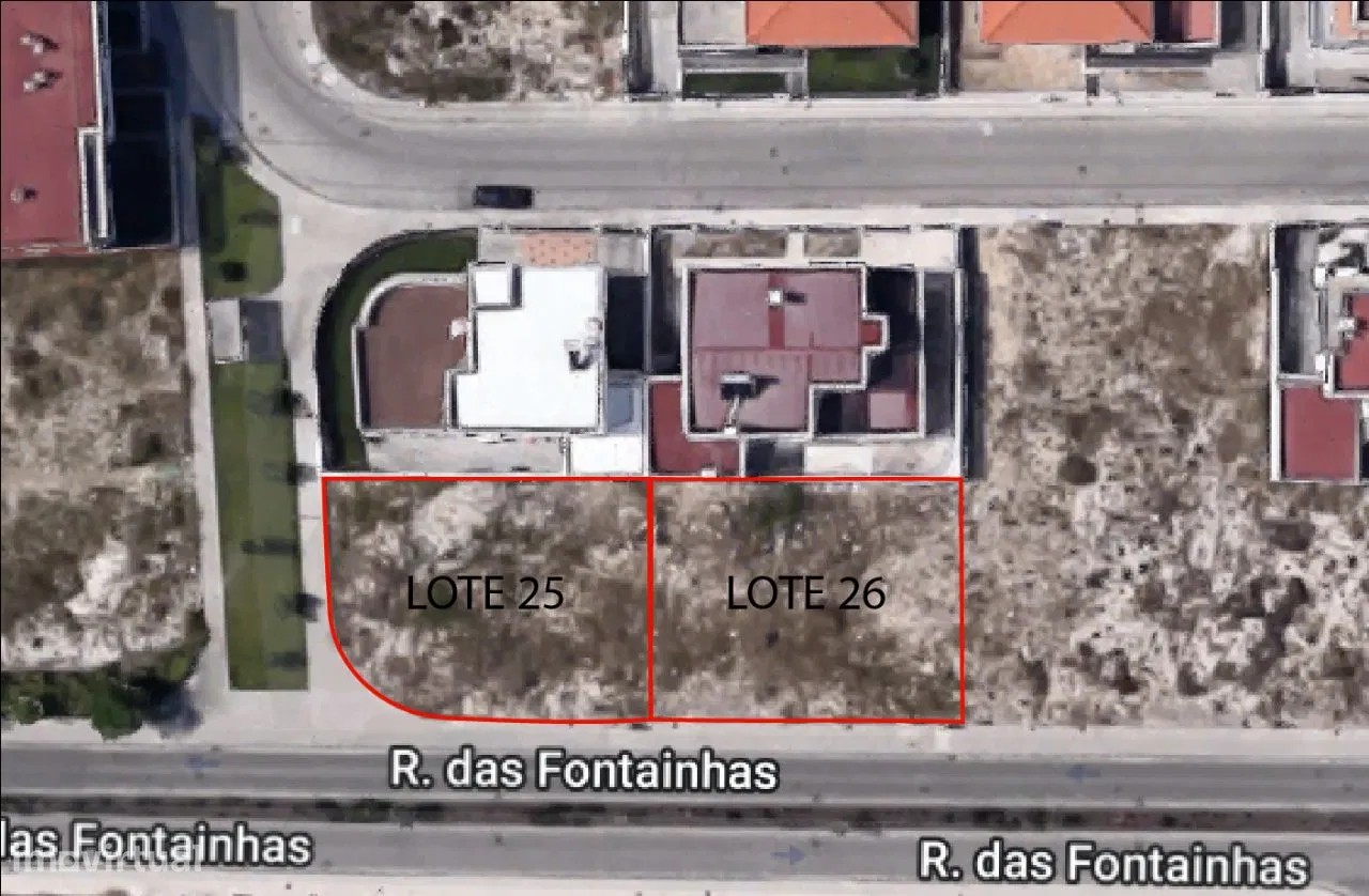 Lote unifamiliar, 416 m2 em Comeira – M.Grande ( LOTE 26 )